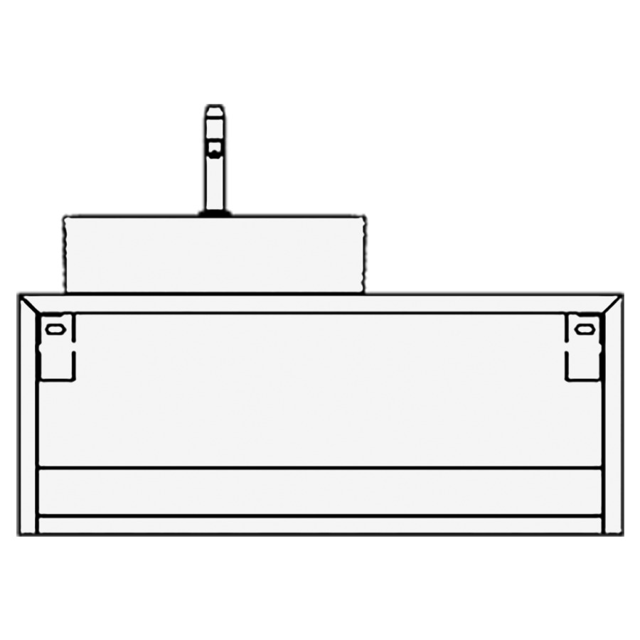 Élément inférieur CANE
100,0 x 40,0 x 51,0 cm
ouvert
pour 1 lavabo à poser
à gauche