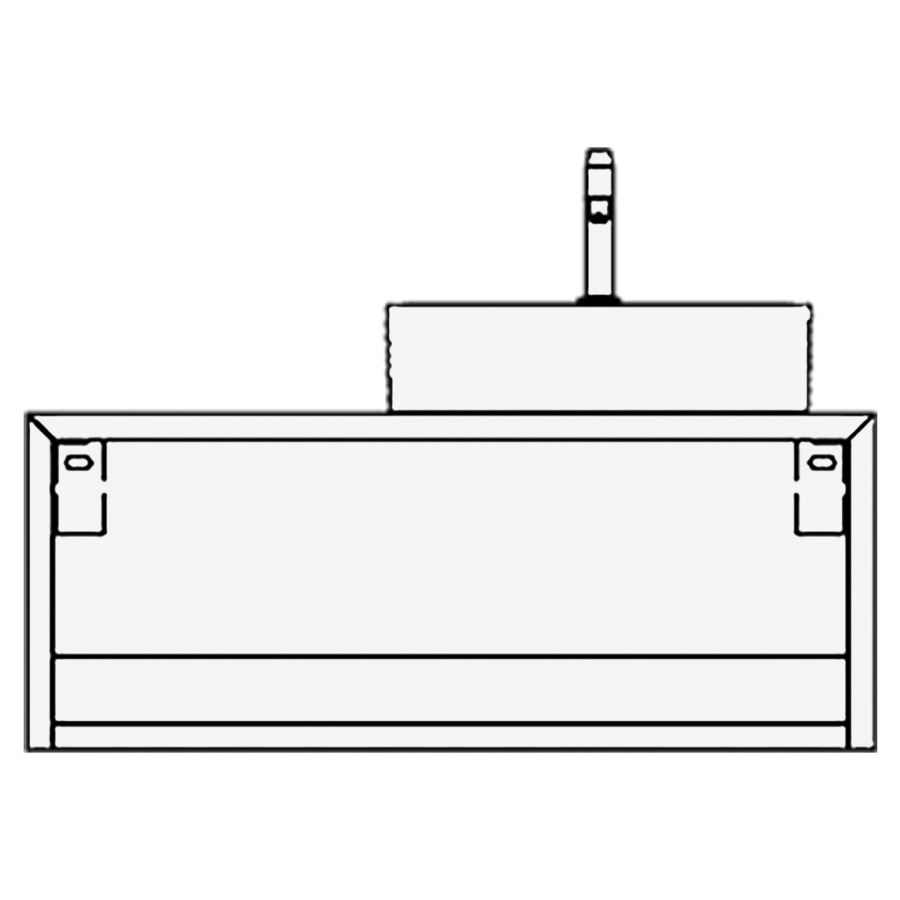 Élément inférieur CANE
100,0 x 40,0 x 51,0 cm
ouvert
pour 1 lavabo à poser
à droite