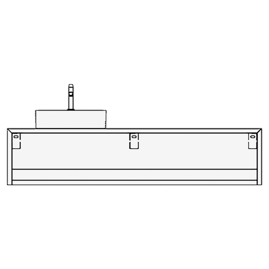 Élément inférieur CANE
180,0 x 40,0 x 51,0 cm
ouvert
pour 1 lavabo à poser
à gauche