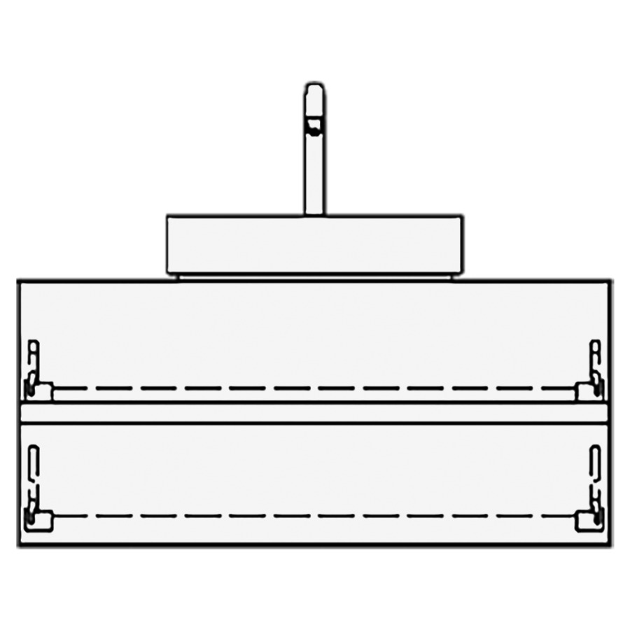 Meuble avec lavabo RICCIO
table de lavabo et élément
inférieur
100,0 x 45,0 x 51,0 cm
élément à 2 tiroirs
pour 1 lavabo à poser au
millieu