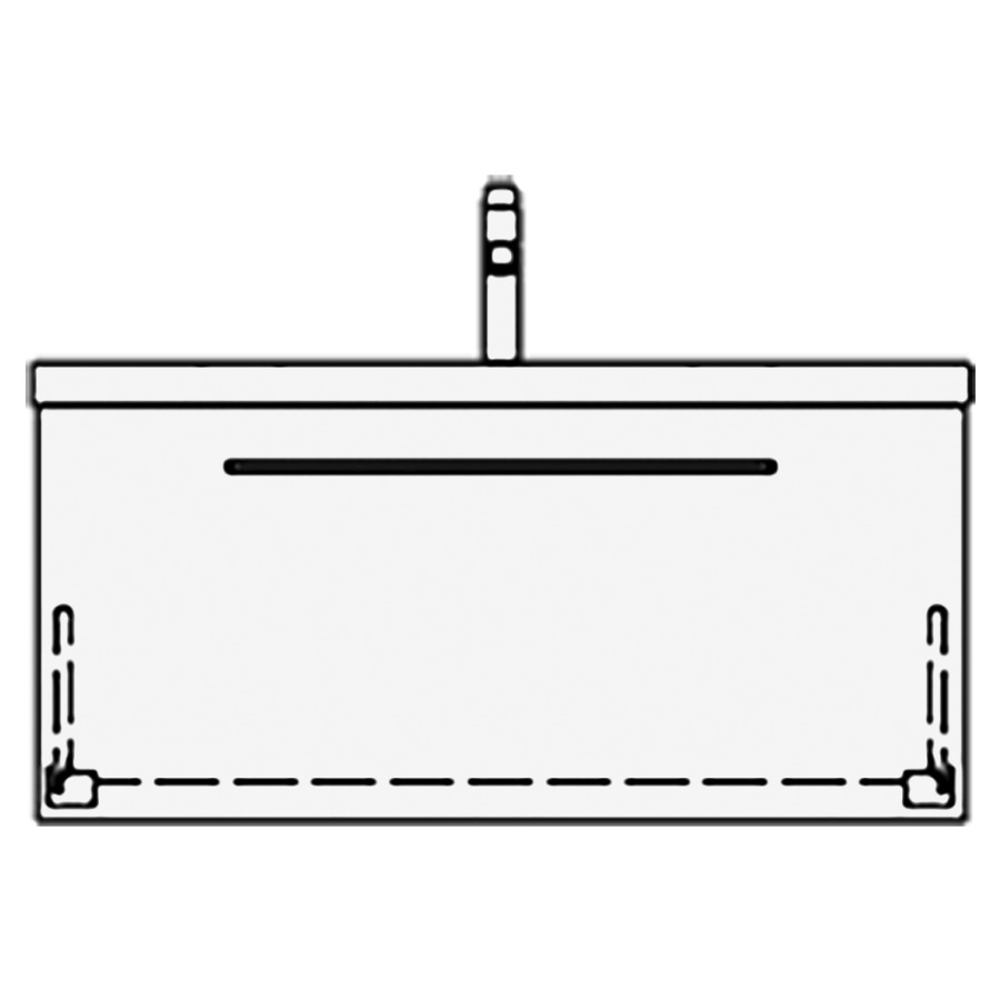 Élément inférieur
SILENIO RANA
89,0 x 40,0 x 45,5 cm
pour lavabo Silenio 90 cm
élément à 1 tiroir