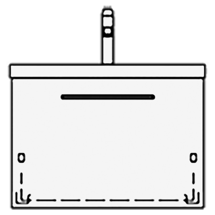 Élément inférieur
SILENIO TORO
59,0 x 44,0 x 45,5 cm
pour lavabo Silenio 60 cm
élément à 1 tiroir