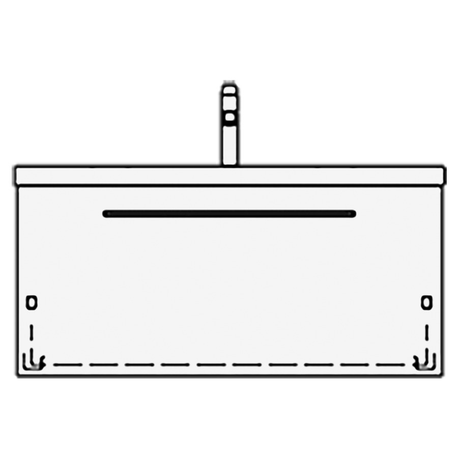 Élément inférieur
SILENIO TORO
89,0 x 44,0 x 45,5 cm
pour lavabo Silenio 90 cm
élément à 1 tiroir
