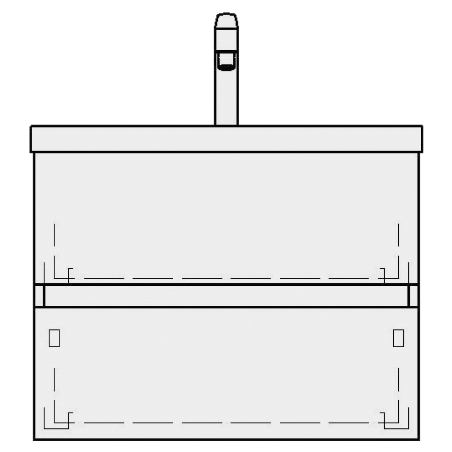 Élément inférieur
SILENIO TORO
89,0 x 48,0 x 45,5 cm
pour lavabo Silenio 90 cm
élément à 2 tiroirs