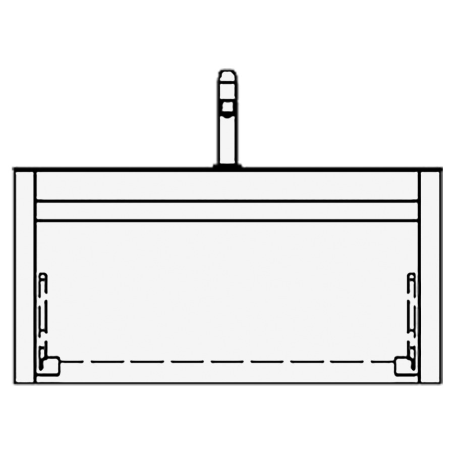 Élément inférieur MERLO
80,0 x 40,0 x 55,0 cm
élément à 1 tiroir
pour 1 lavabo au milieu