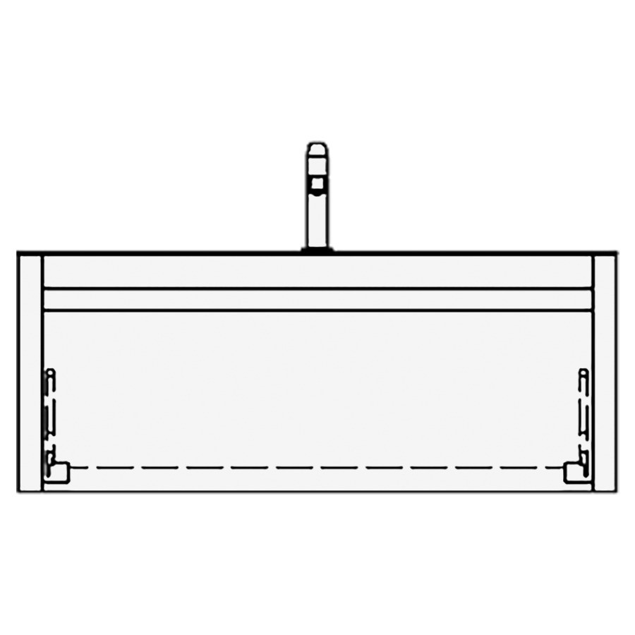 Élément inférieur MERLO
100,0 x 40,0 x 55,0 cm
élément à 1 tiroir
pour 1 lavabo au milieu