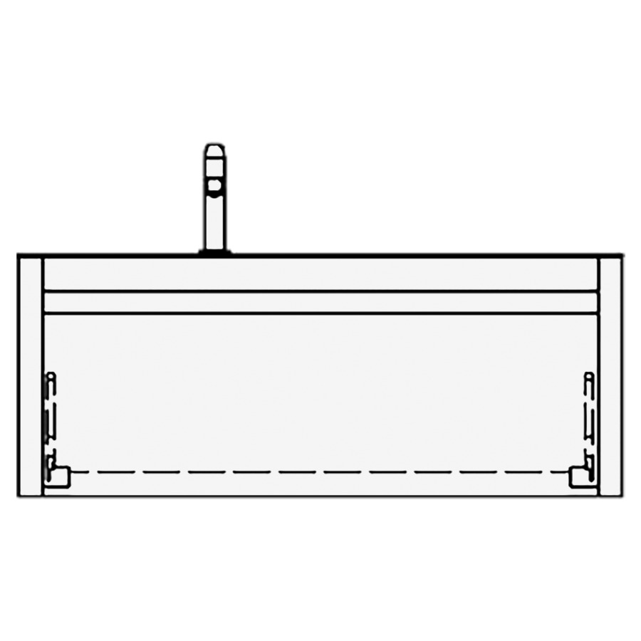 Élément inférieur MERLO
100,0 x 40,0 x 55,0 cm
élément à 1 tiroir
pour 1 lavabo à gauche