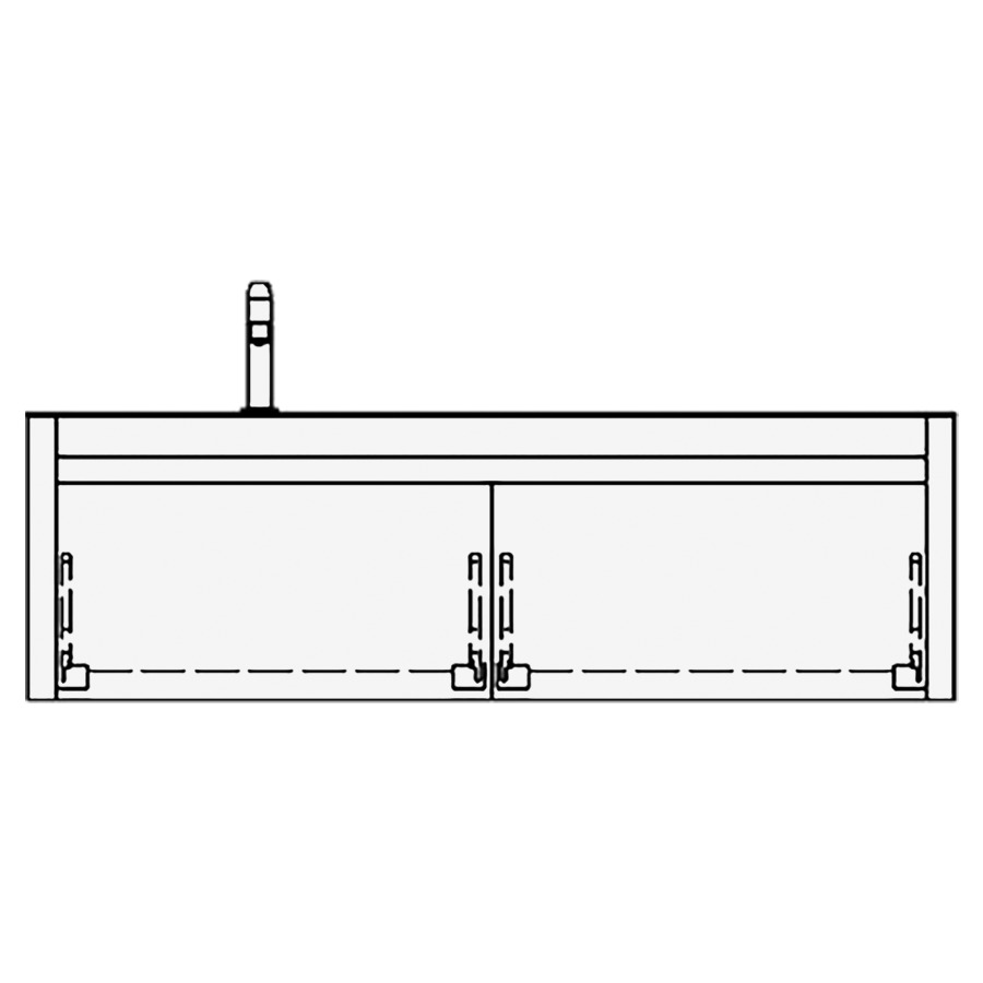 Élément inférieur MERLO
130,0 x 40,0 x 55,0 cm
2 éléments à chacune 1 tiroir
pour 1 lavabo à gauche