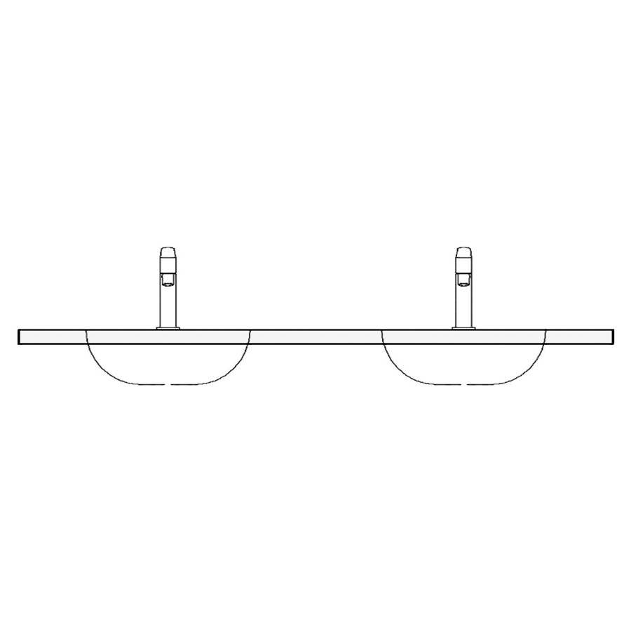 Table de lavabo MERLO
matériel minérale
130,2 x 55,1 x 0,3 cm
pour 2 lavabos