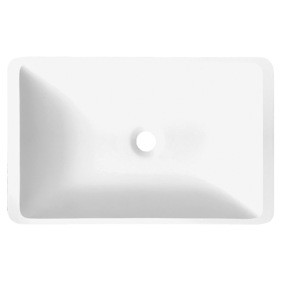 Lavabo à encastr. matériel minérale organique 6035