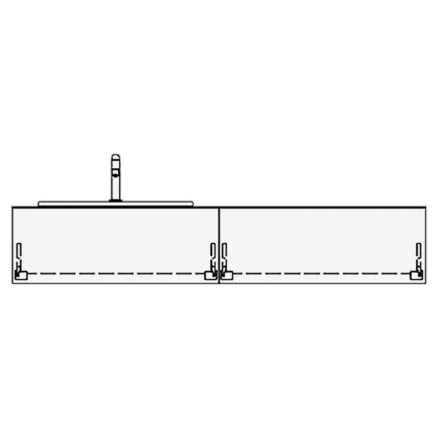 Meuble avec lavabo VOLARE PIU
table de lavabo et élément
inférieur
160,0 x 30,0 x 51,0 cm
2 éléments à chacune 1 tiroir
pour 1 lavabo à poser à
gauche
