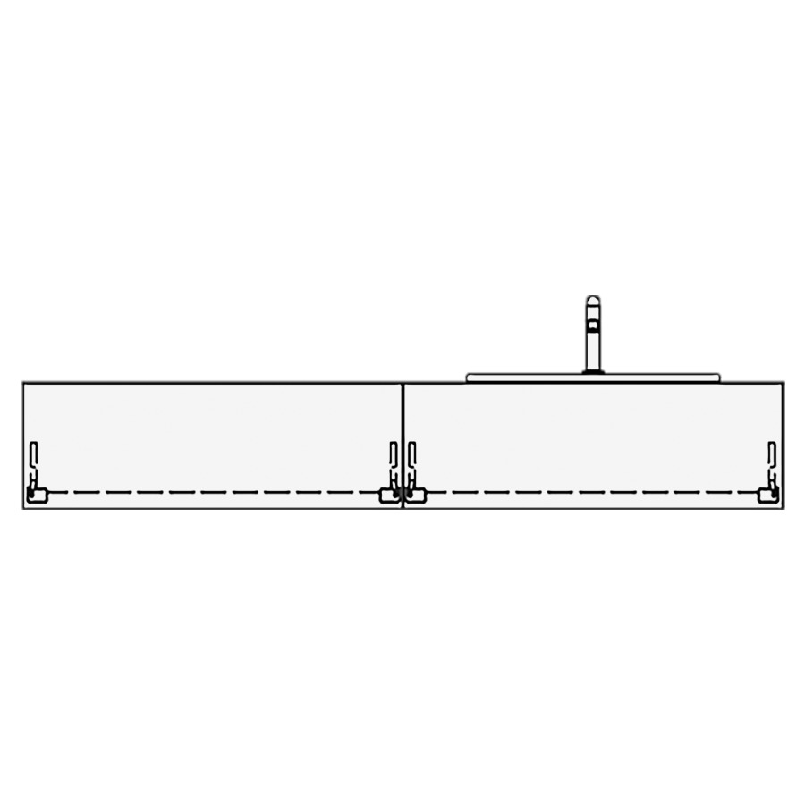 Meuble avec lavabo VOLARE PIU
table de lavabo et élément
inférieur
180,0 x 30,0 x 51,0 cm
2 éléments à chacune 1 tiroir
pour 1 lavabo à poser à
droite