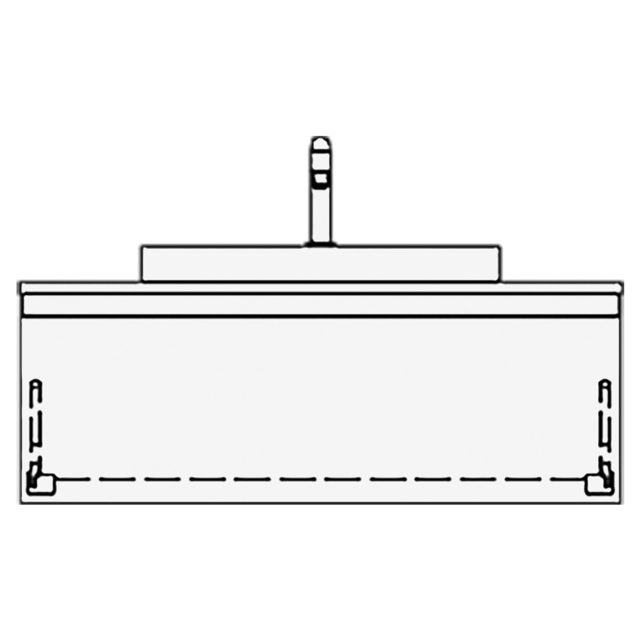 Elém.inférieur VOLARE GATTO AB
100,0 x 35,0 x 51,0 cm
élément à 1 tiroir
pour 1 lavabo au milieu