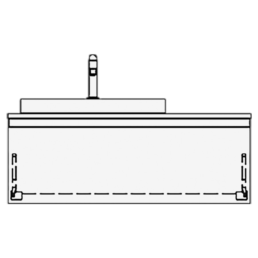 Elém.inférieur VOLARE GATTO AB
100,0 x 35,0 x 51,0 cm
élément à 1 tiroir
pour 1 lavabo à gauche