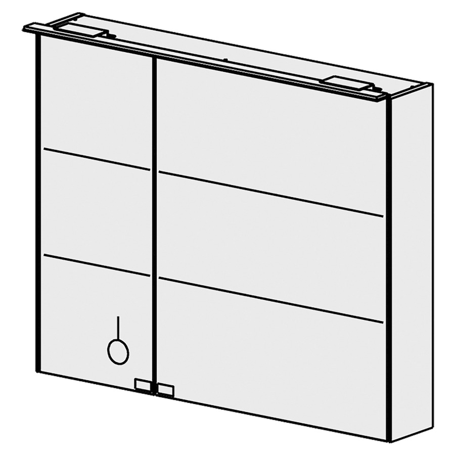 Spiegelschrank FIT LED 90 cm