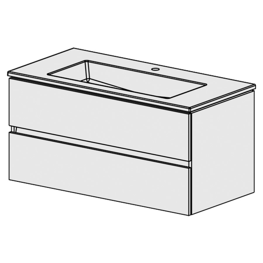 Élément inférieur  Glano Ceram Cube