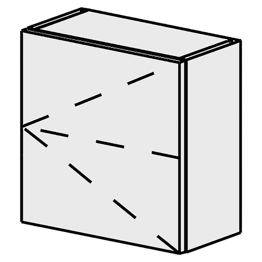 Élément d'armoire Spacio Cube 
35 x 35 x 17.8 cm
armoire de tablette 1&nbsp;porte
porte charnière à droite
1&nbsp;tablette réglable