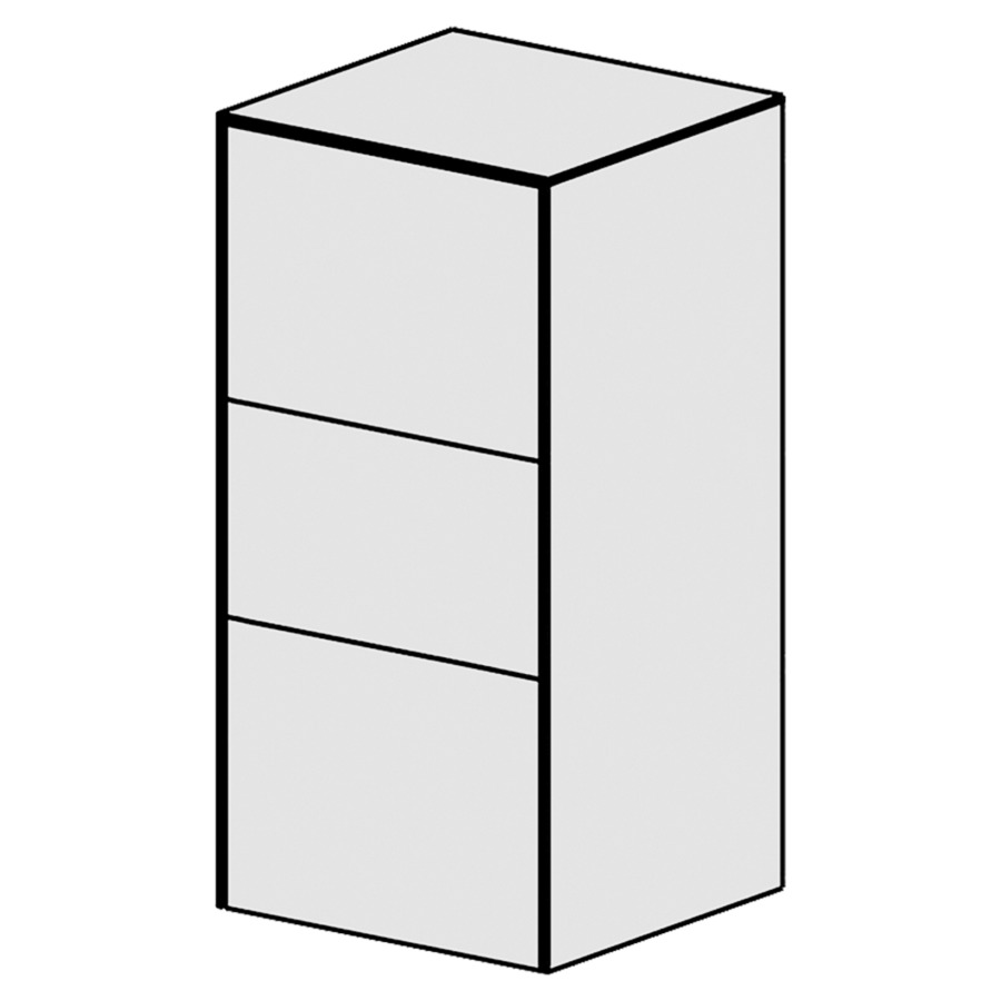 Armoire mi-haute FIT 
35 x 70 x 33.3 cm
armoire de tablette
Plaque de recouvrement comme la front
1&nbsp;porte charnière à droite
2&nbsp;tablettes en verre réglable
porte avec Blumotion