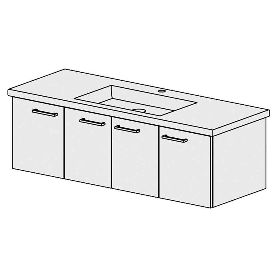 Élément inférieur  Living Square Slim
126 x 39 x 46.8 cm
3&nbsp;armoires de tablette 4&nbsp;portes
porte gauche charnière à gauche
au milieu 2 portes
porte droite charnière à droite
portes avec Blumotion