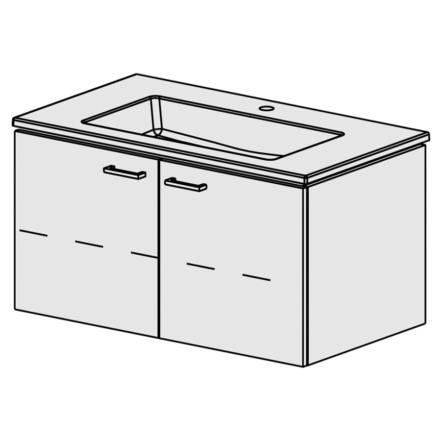 Meubles Stilo Ceram Cube 91 cm