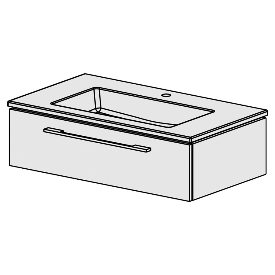 Meuble Stilo Ceram Cube 91