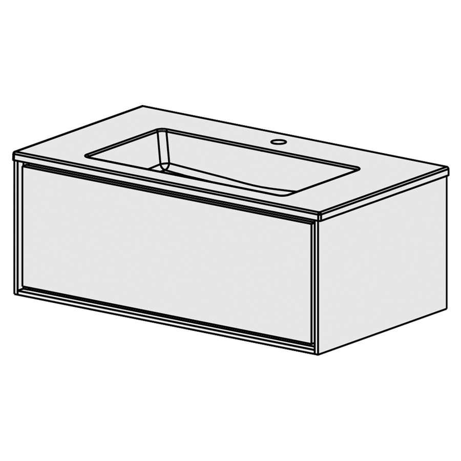 Meuble Harmony Ceram Cube 91,