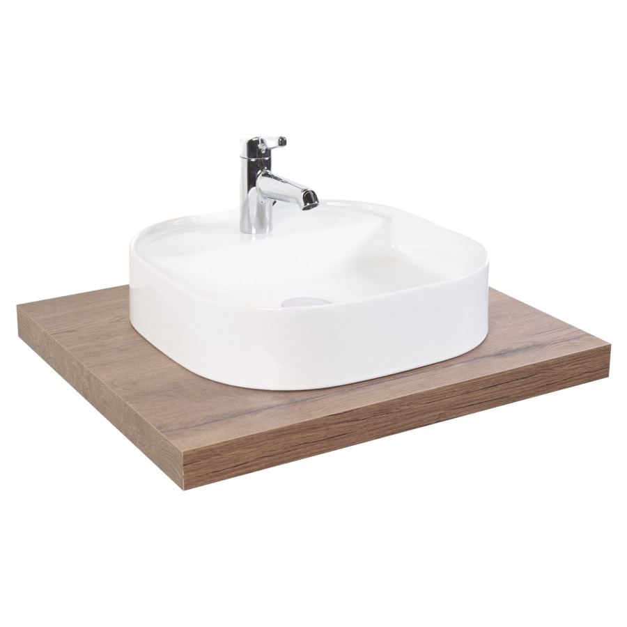Lavabo Laura 2
45 x 11 x 45 cm
Lavabo à poser
en céramique
sans trop-plein