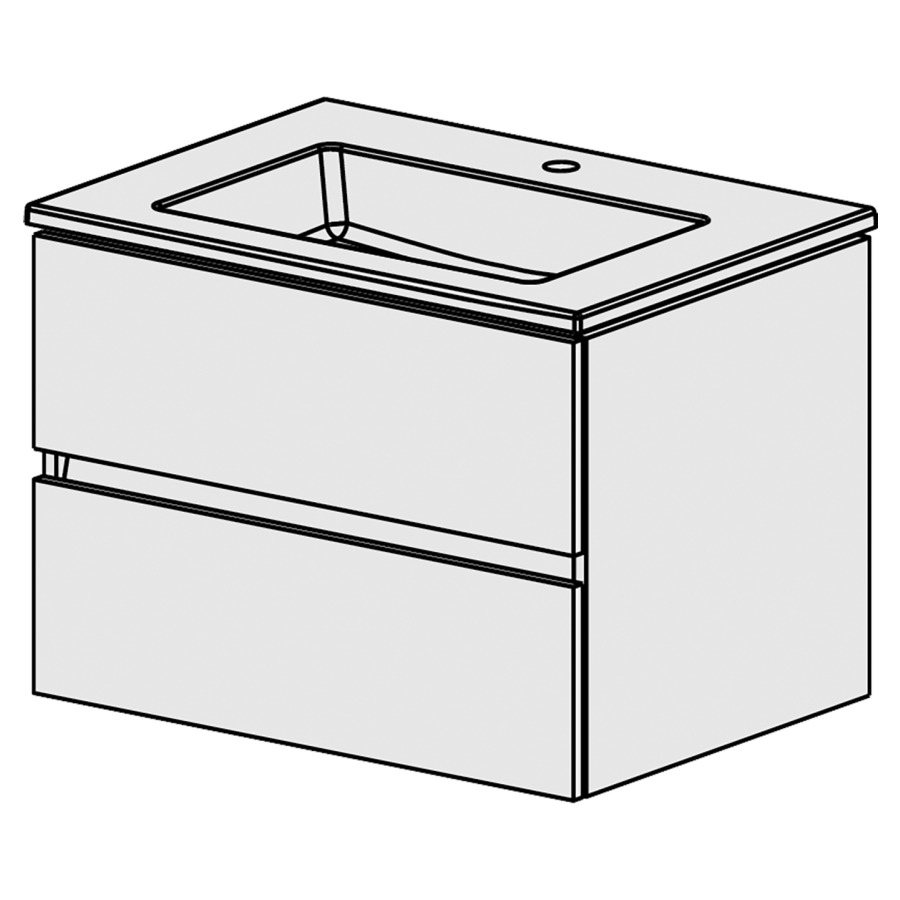 Meuble Stilo Ceram Cube 71 cm