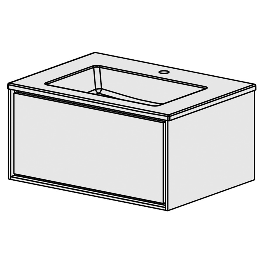 Meuble Harmony Ceram Cube 71cm