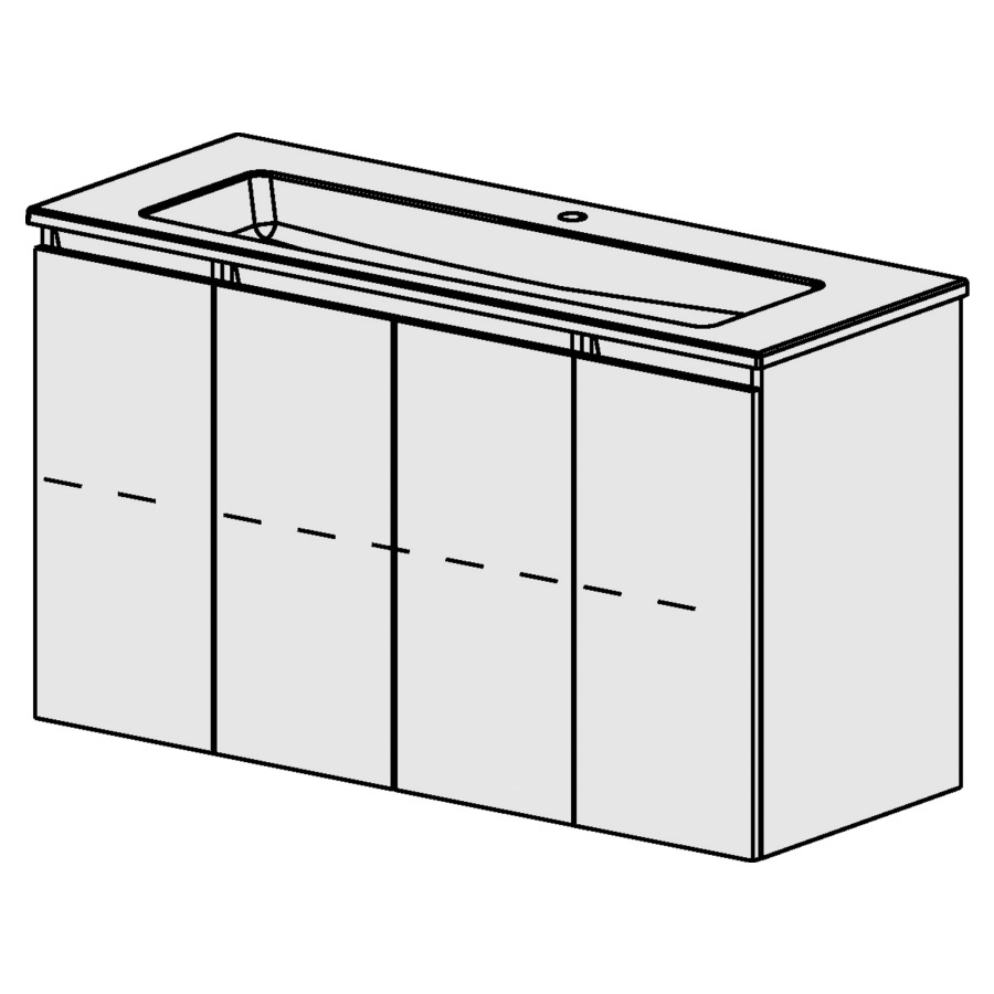 Meuble PROmo-S New XL 121 cm