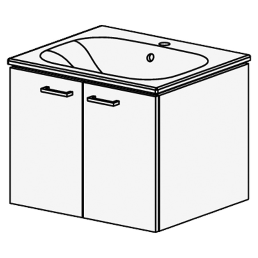 Meuble Stilo Ceram Move II 61 cm