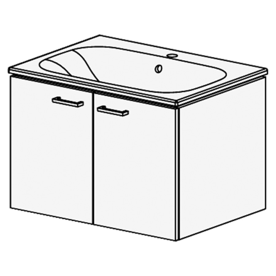 Meuble Stilo Ceram Move II 71 cm