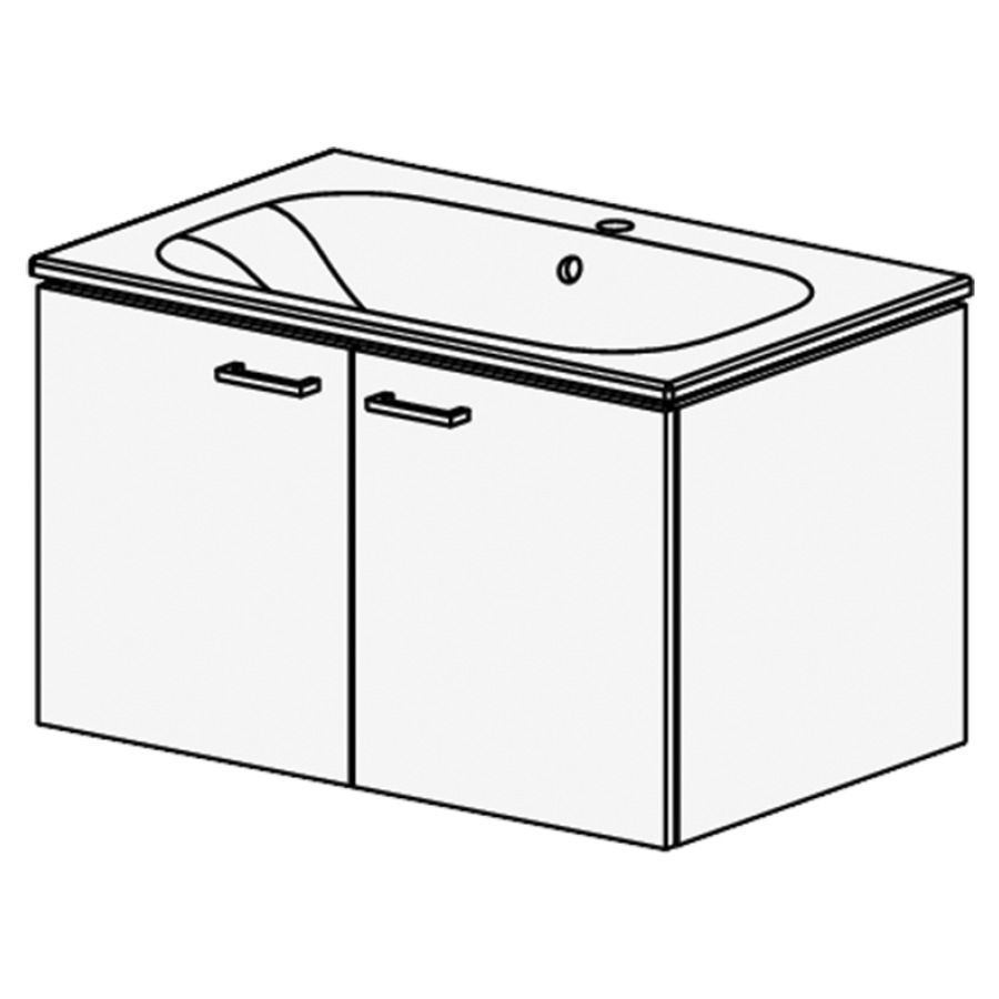 Meuble Stilo Ceram Move II 81 cm