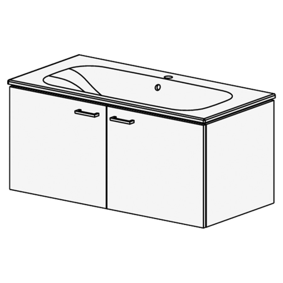 Meuble Stilo Ceram Move II 106 cm