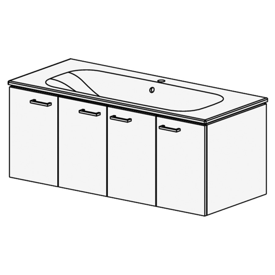Meuble Stilo Ceram Move II 121 cm