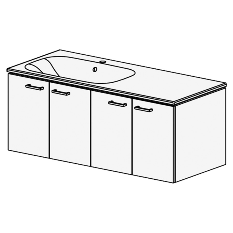 Meuble Stilo Ceram Move II 121cm