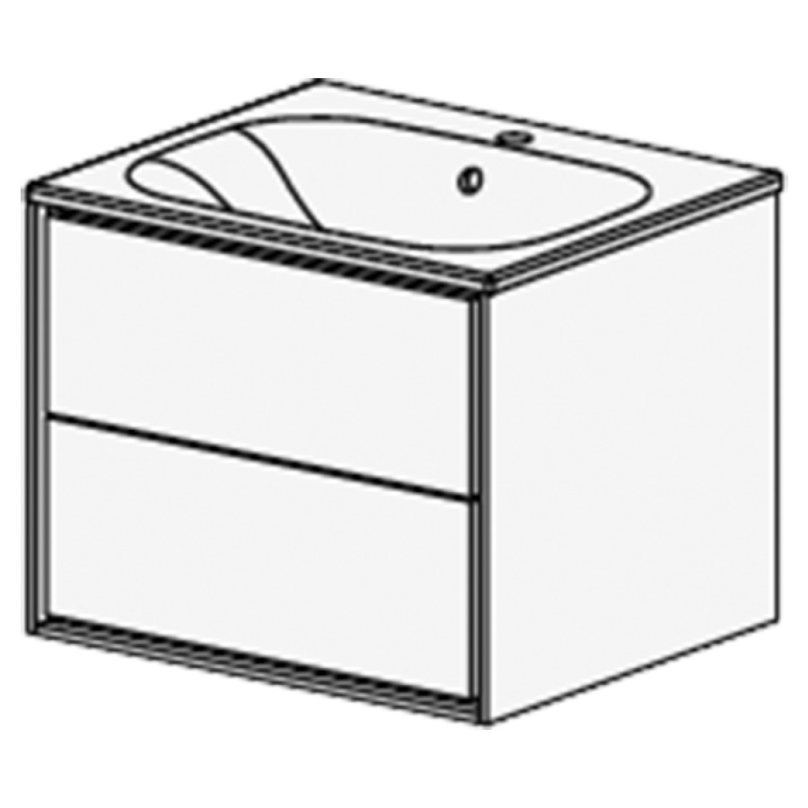 Meuble Harmony Ceram Move II
L: 61 / H: 51.8 / P : 51 cm
table en céramique
blanc brillant avec trop-plein
avec 1 lavabo au milieu
avec tip-on
2 tiroirs
faces Modern
côtés visibles blanc brillant
incl. Siphon à encombrement ré
et joint caoutchouc 32 mm