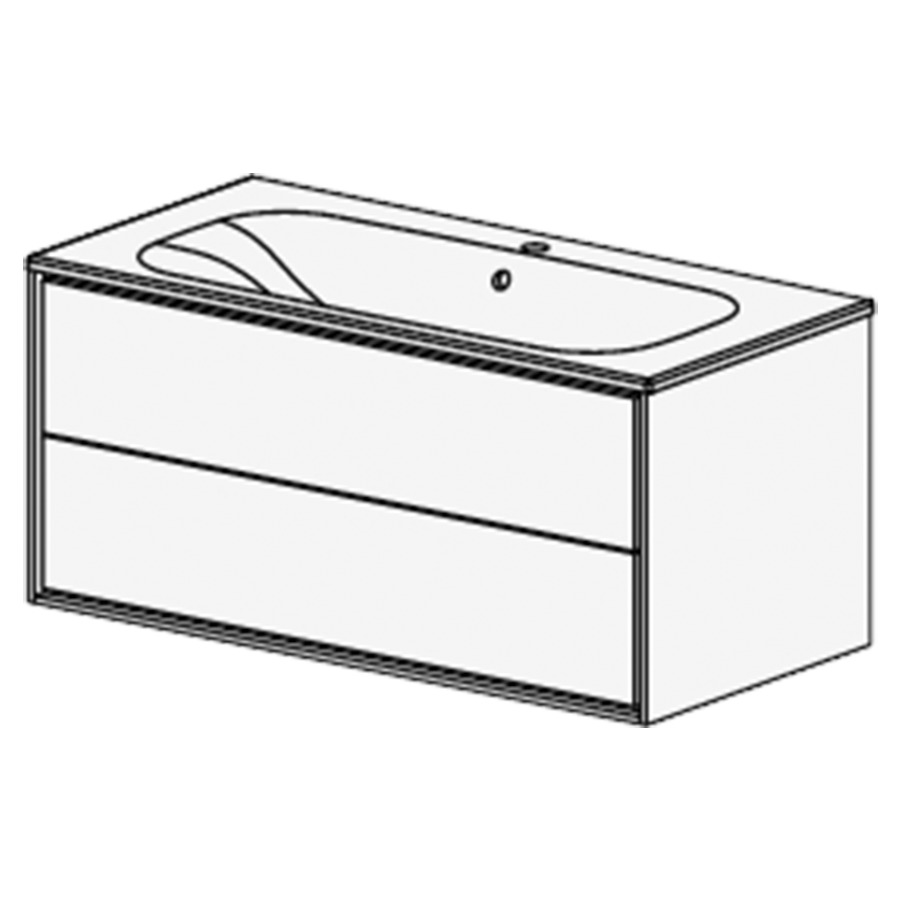 Meuble Harmony Ceram Move II 106 cm