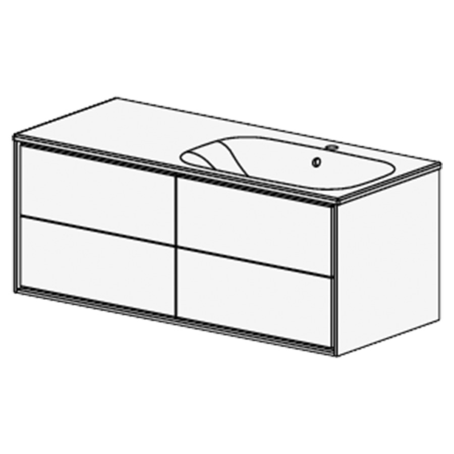 Möbel Harmony Ceram Move II 121cm