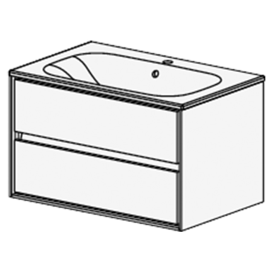 Meuble Harmony Ceram Move II
81 cm
L: 81/ H: 51.8 / P: 51 cm
table en céramique
blanc brillant avec trop-plein
avec 1 lavabo au milieu
avec liste décor
2 tiroirs
faces Modern
côtés visibles blanc brillant
incl. Siphon à encombrement ré
et joint caoutchouc 32 mm