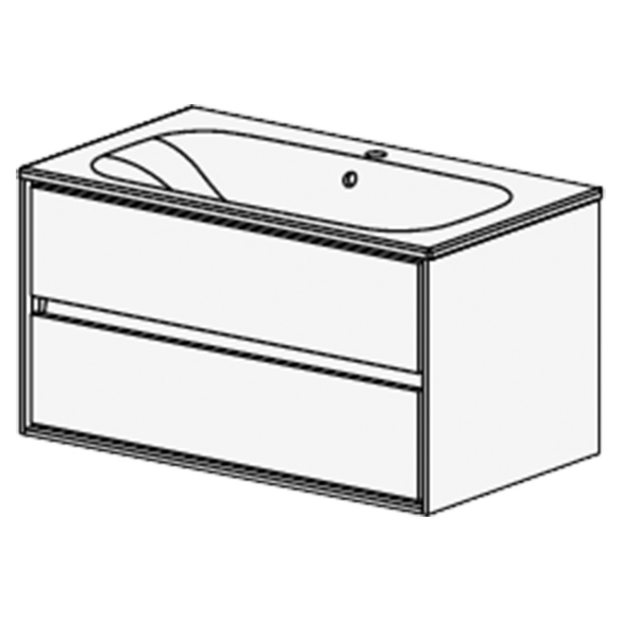 Meuble Harmony Ceram Move II
91 cm
L: 91/ H: 51.8 / P: 51 cm
table en céramique
blanc brillant avec trop-plein
avec 1 lavabo au milieu
avec liste décor
2 tiroirs
faces Modern
côtés visibles blanc brillant
incl. Siphon à encombrement ré
et joint caoutchouc 32 mm