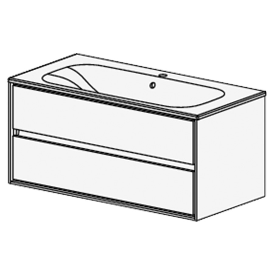 Meuble Harmony Ceram Move II
106 cm
L: 106/ H: 51.8 / P: 51 cm
table en céramique
blanc brillant avec trop-plein
avec 1 lavabo au milieu
avec liste décor
2 tiroirs
faces Modern
côtés visibles blanc brillant
incl. Siphon à encombrement ré
et joint caoutchouc 32 mm