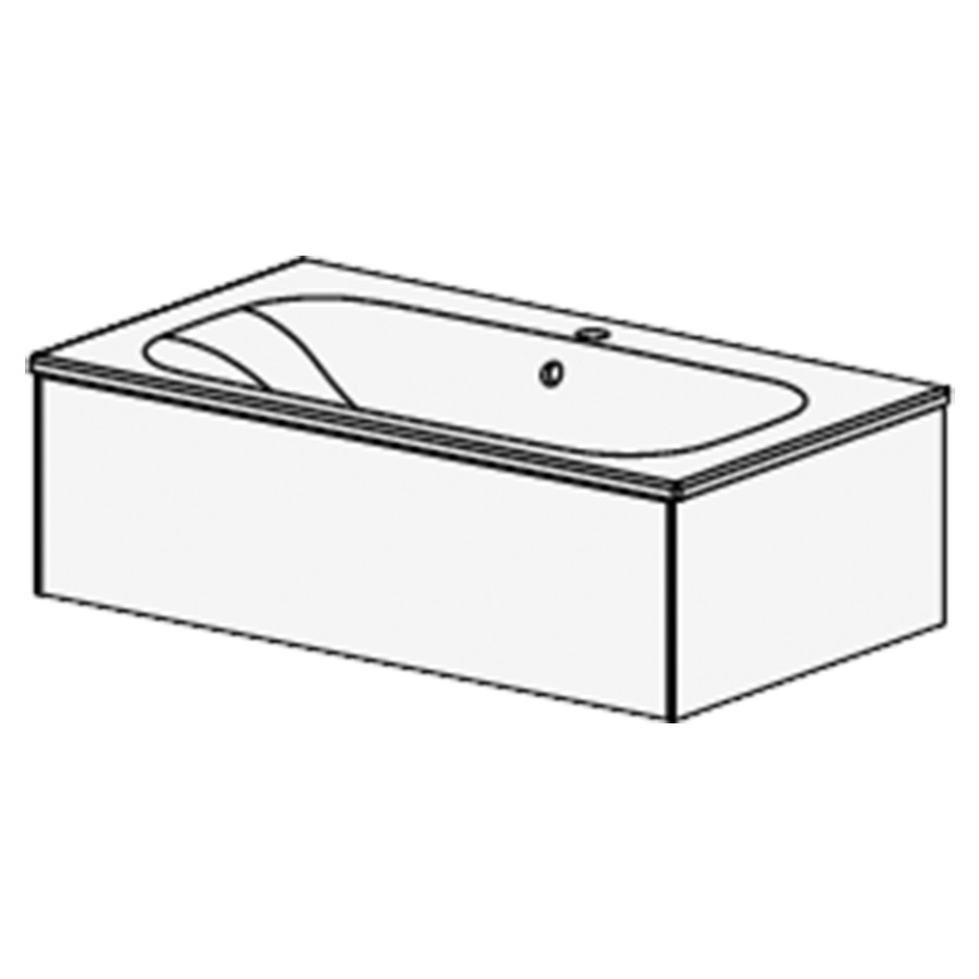 Meuble pura Ceram Move II 91 cm
