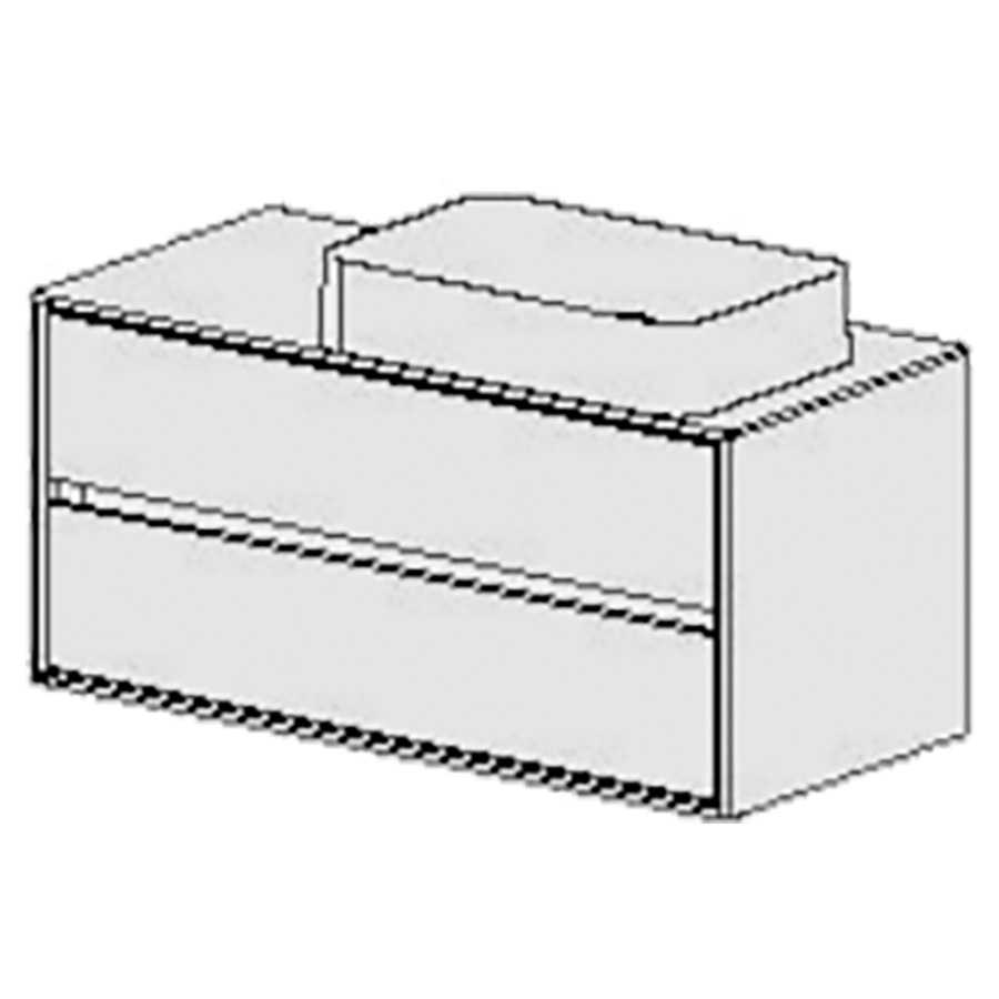 Meuble Harmony Anthracite Top
105.5 cm
L :105.5 / H :51 / T :51.2cm
table en Stratifié
anthracite mat
pour 1 lavabo à droite
2 tiroirs
avec liste décor
faces