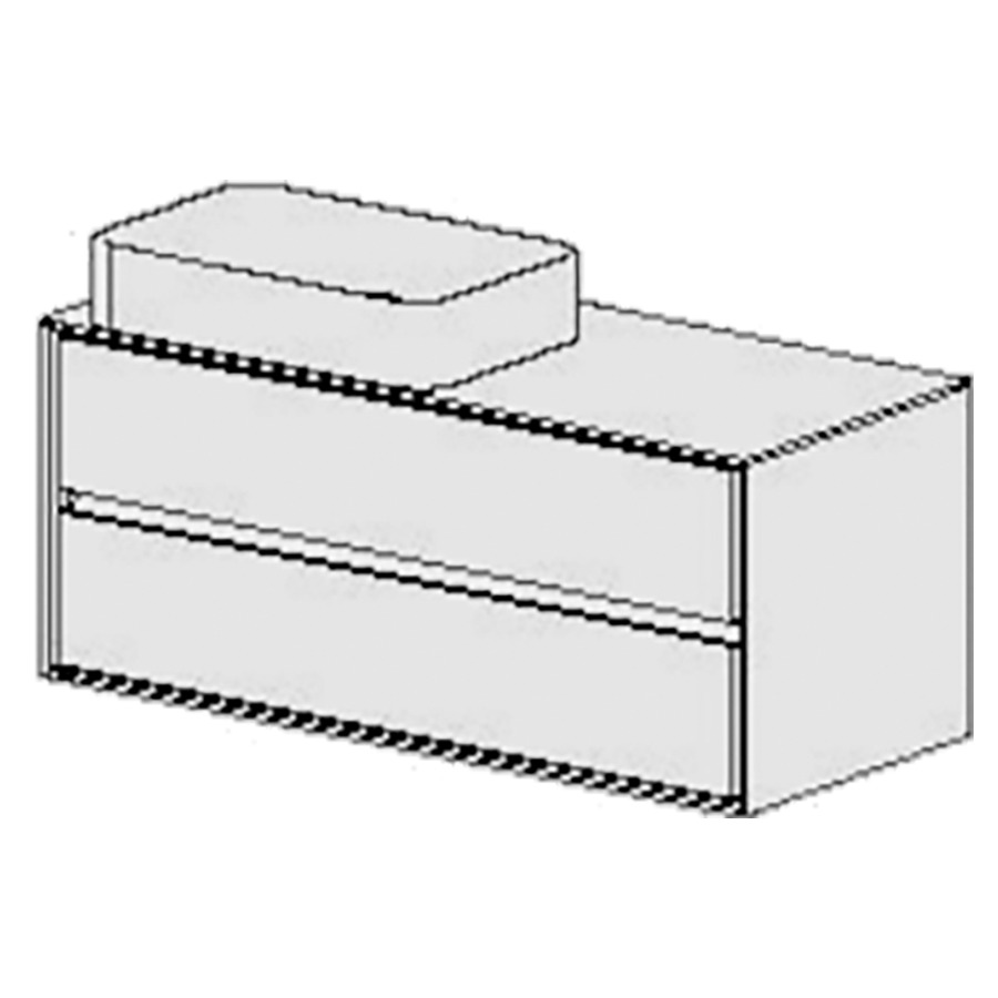 Meuble Harmony Anthracite Top
120.5 cm
L :120.5 / H :51 / T :51.2cm
table en Stratifié
anthracite mat
pour 1 lavabo à gauche
2 tiroirs
avec liste décor
faces Modern
