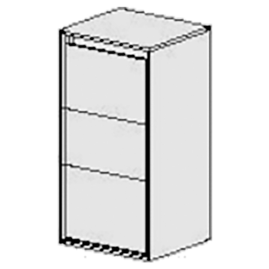 Armoire haute Harmony
Anthracite
37 cm
L : 37 / H : 72 / P : 33.7 cm
1 porte, charnière à gauche
Avec liste décor
2 rayons
Côtés visibles anthracite
Faces Modern
