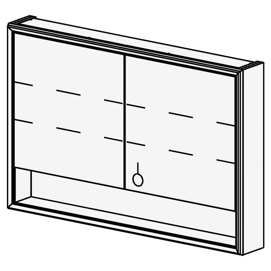 Armoire de toilette Vista Box 120 cm