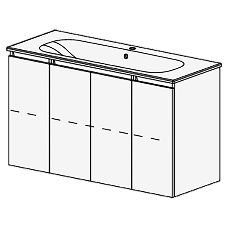 Meuble PROmo Organic XL 121 cm