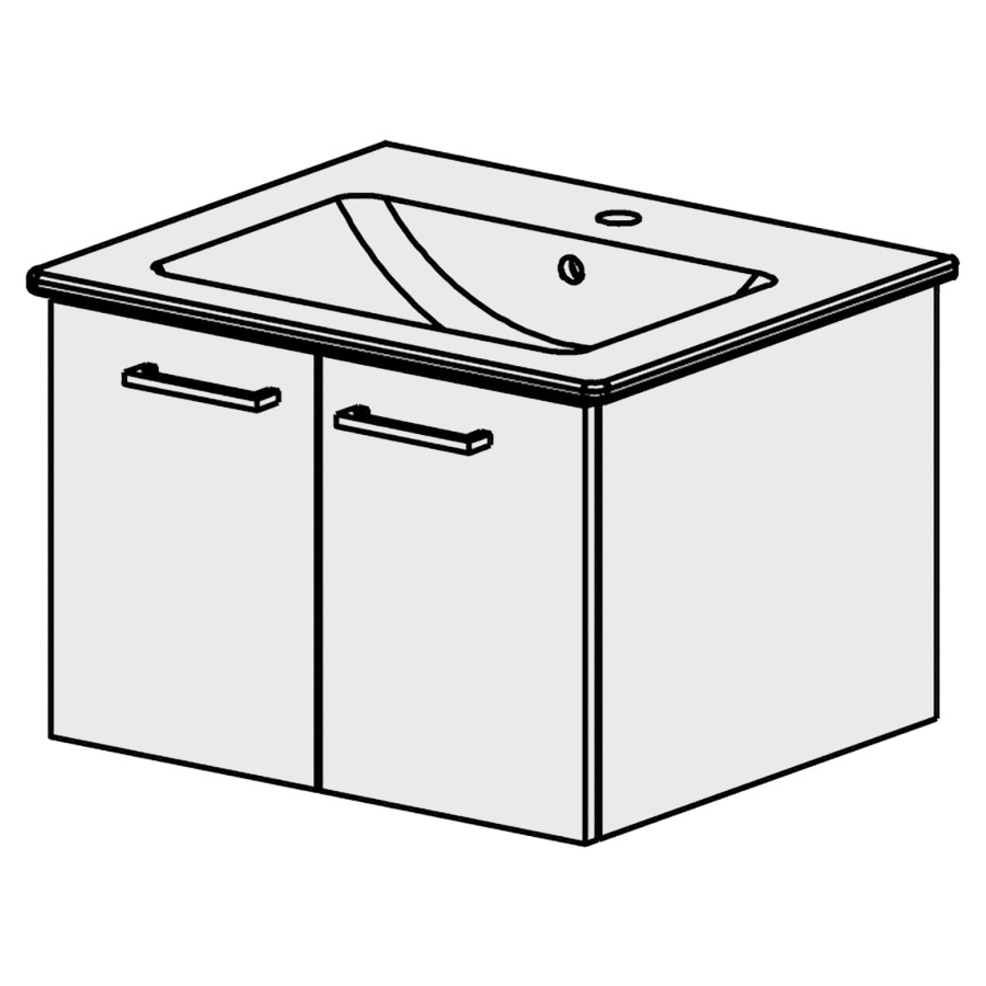 Meuble Venticello-Smart 60 cm