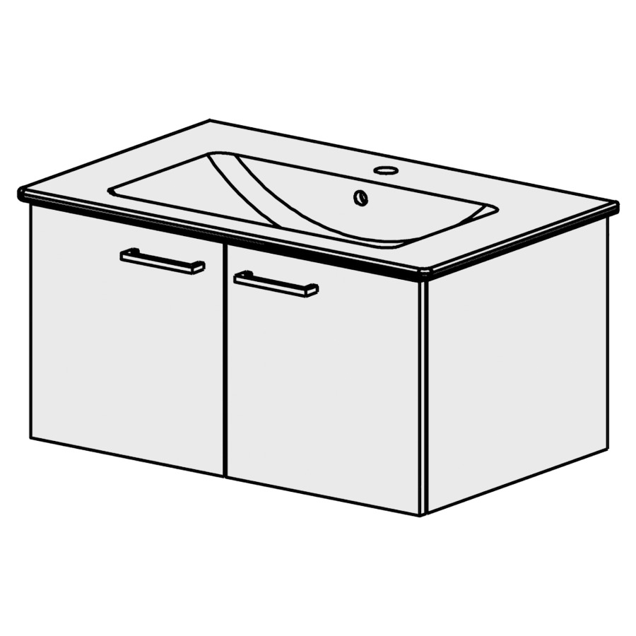 Meuble Venticello-Smart 80 cm